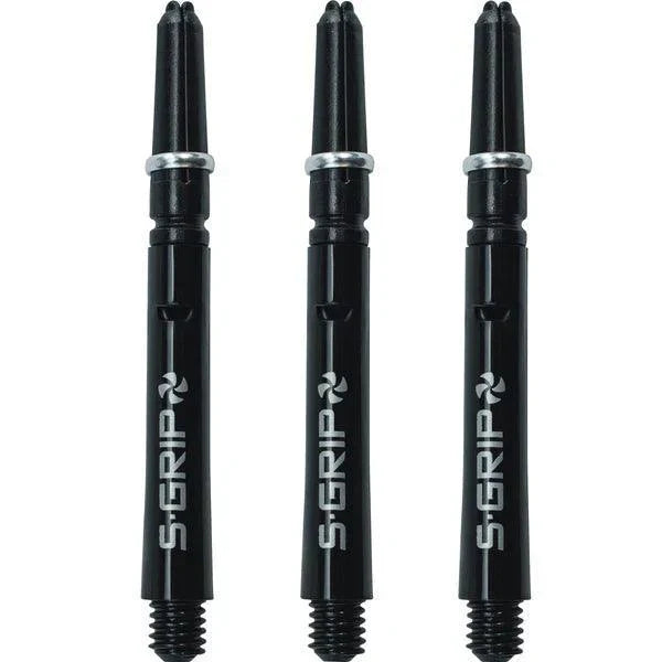 Harrows - Supergrip Spin Černá/Strieborná - Násadky Na Šípky - Direct Darts - 3