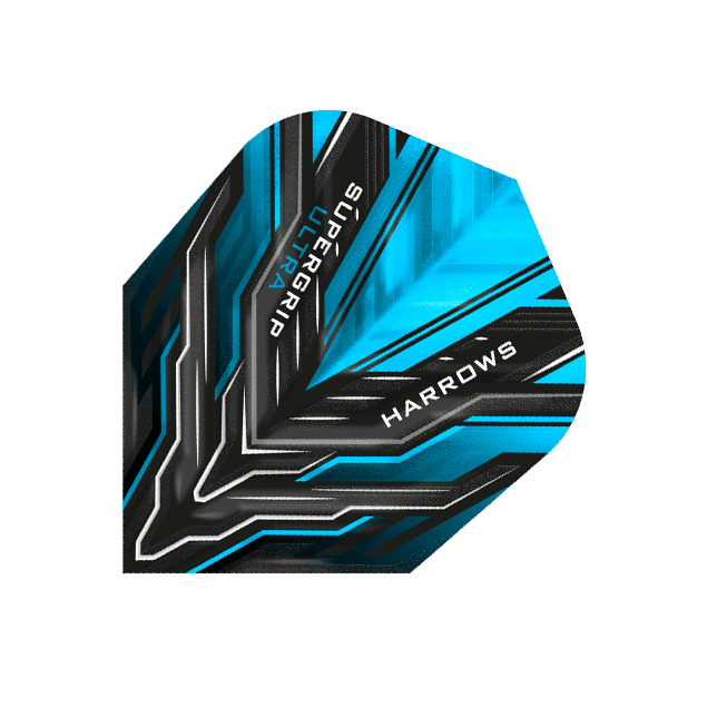 Harrows - Supergrip Ultra Aqua - 100 Mikron - Letky Na Šípky - Direct Darts - 1