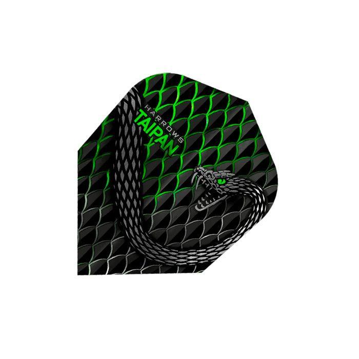 Harrows - Taipan Zelená - 100 Mikron - Letky Na Šípky - Direct Darts - 1