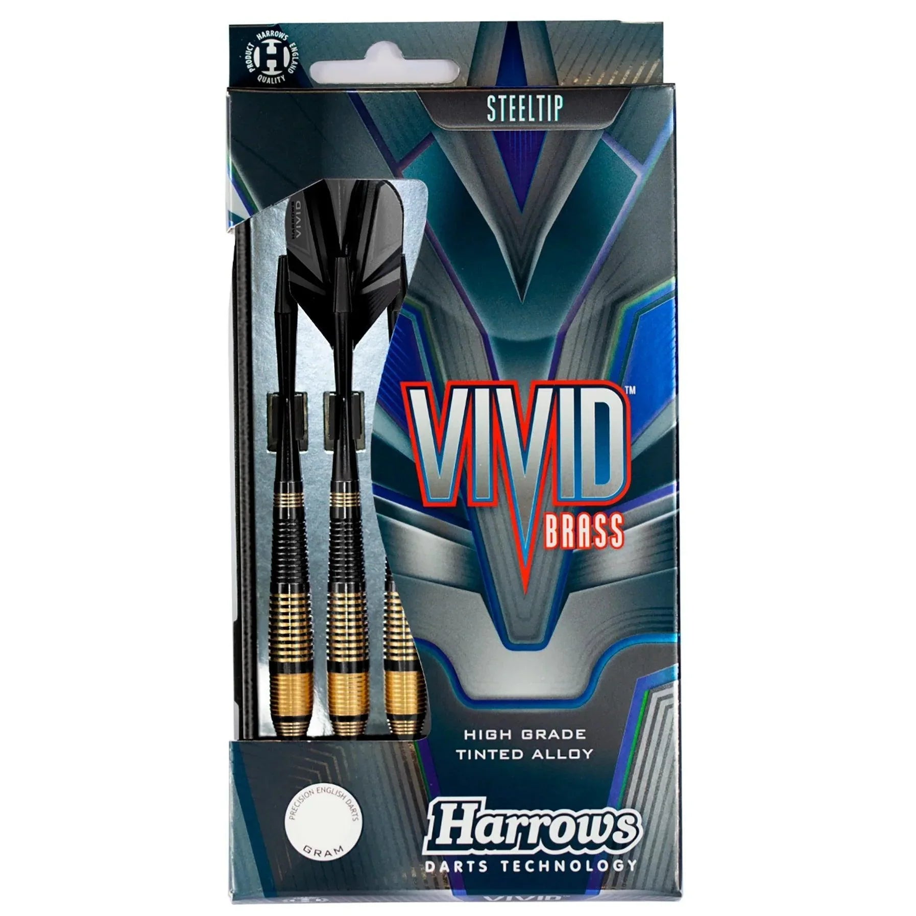 Harrows - Vivid Černá - Steel Šípky - Direct Darts - 5