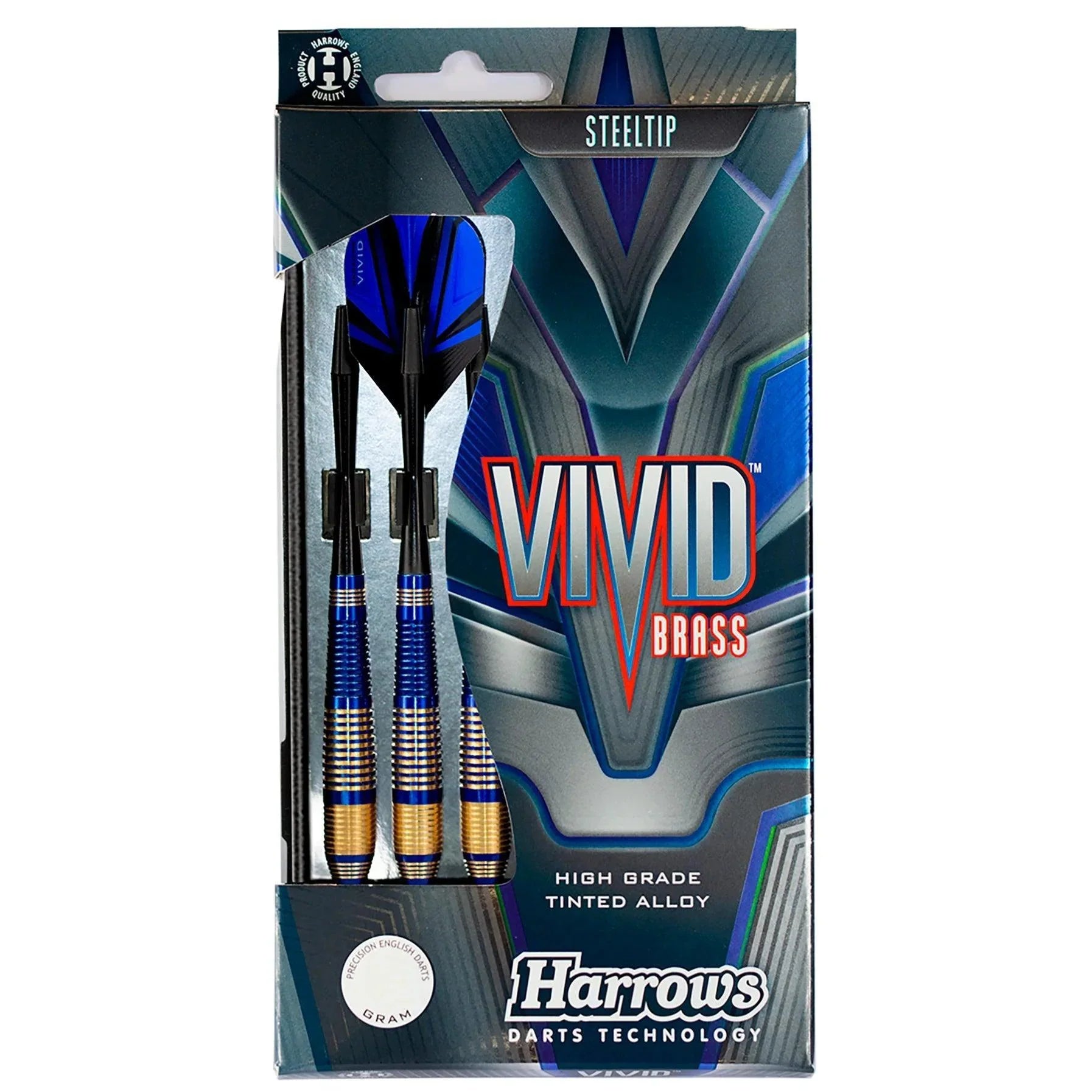 Harrows - Vivid Modrá - Steel Šípky - Direct Darts - 5