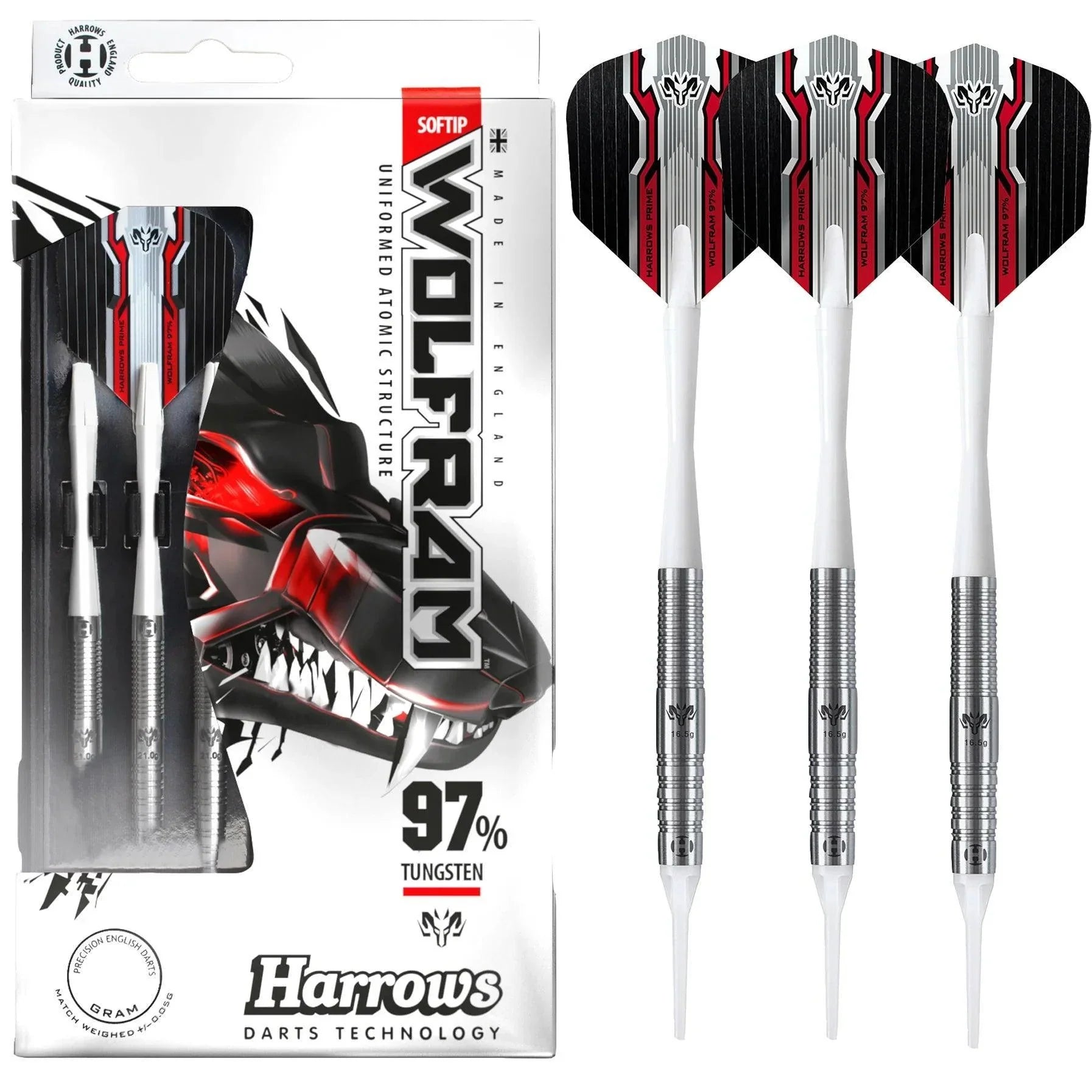 Harrows - Wolfram 97% - Soft Šipky - Direct Darts - 2