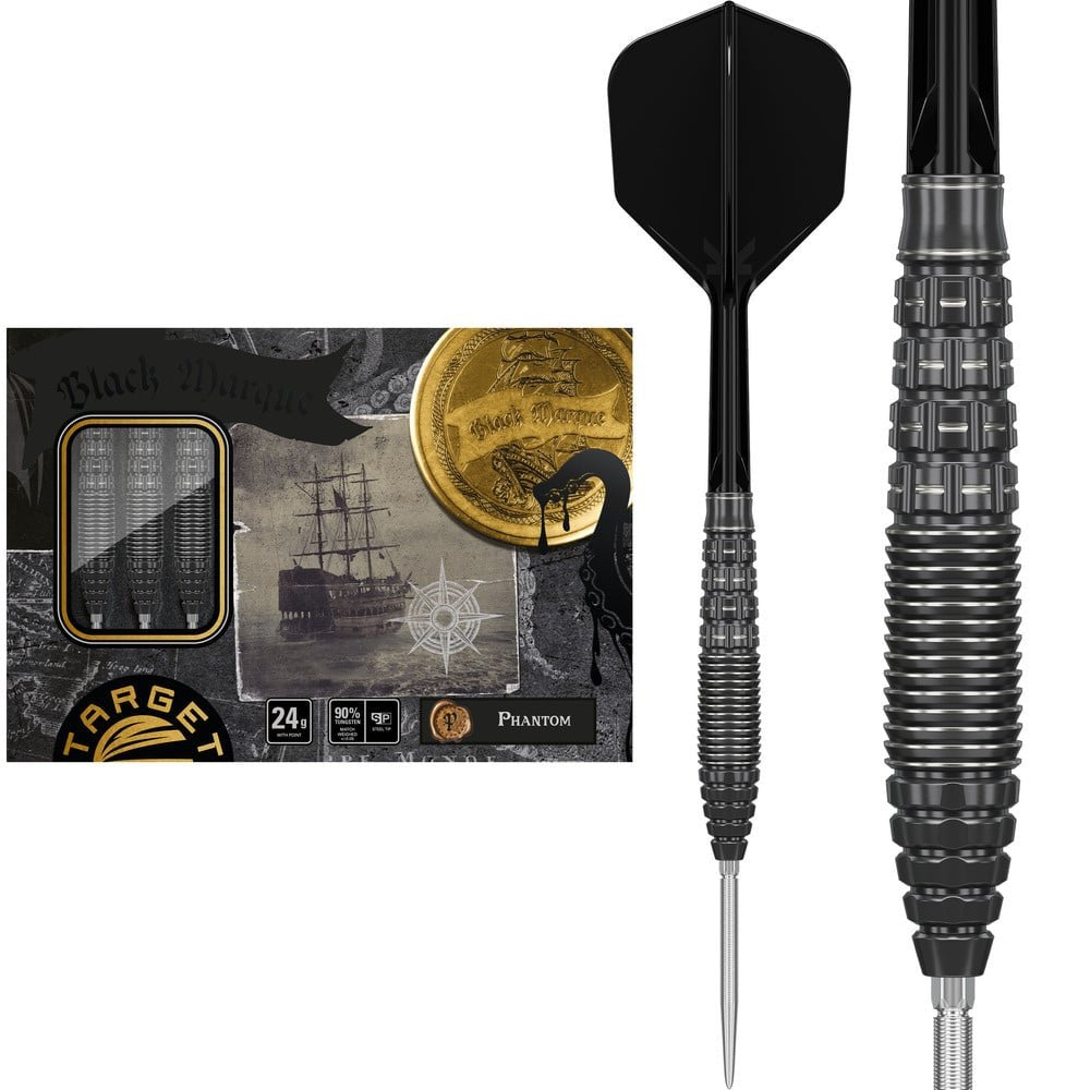 Target Japan - Black Marque Phantom - 90% - Steel Šípky - Direct Darts - 1