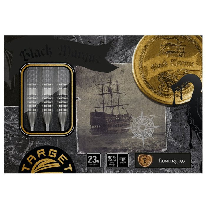 Target Japan - Black Marque Lumiere Gen3 - 90% - Steel Šípky - Direct Darts - 4