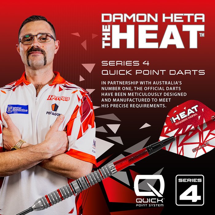 Harrows - Damon Heta Series 4 90% - Steel Šípky - Direct Darts - 7