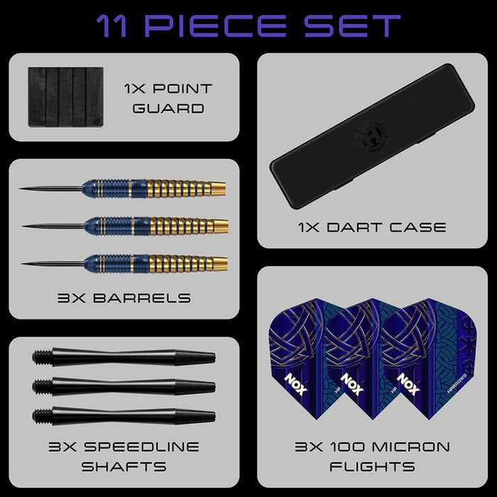 Harrows - Nox - Mosadzná - Steel Šípky - Direct Darts - 3