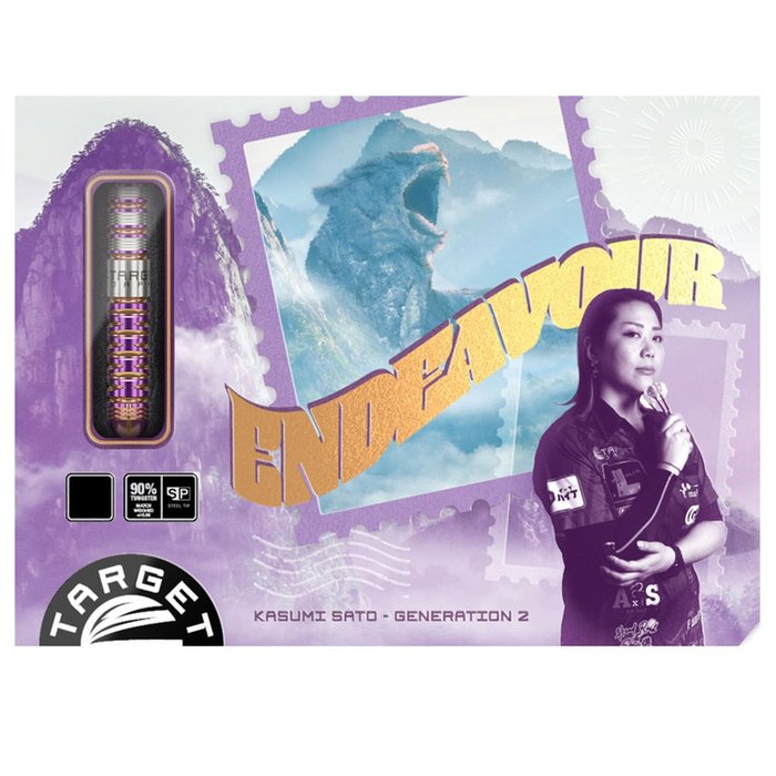 Target Japan - Endeavour Gen2 - 90% - Steel Šípky - Direct Darts - 5