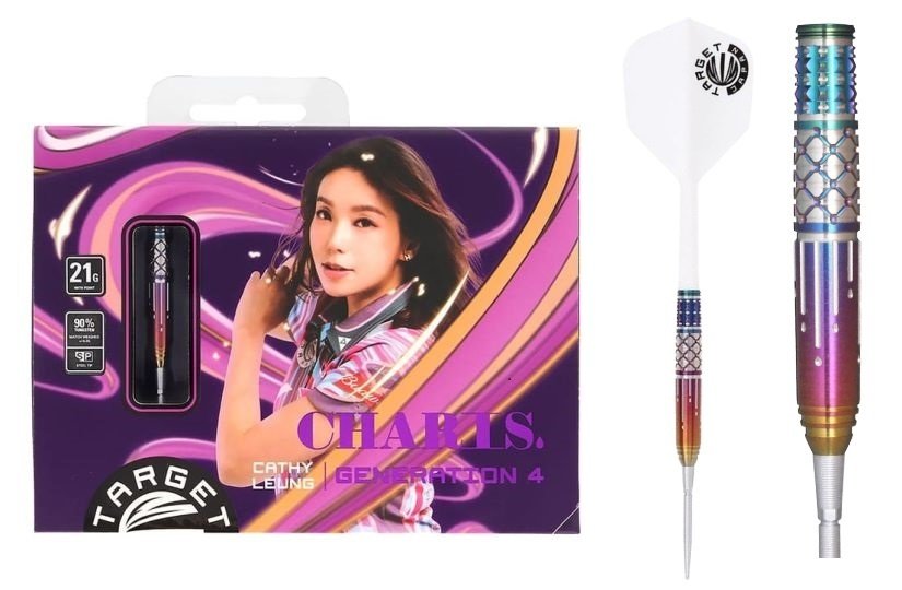 Target Japan - Cathy Leung Charis Gen4 - 90% - Steel Šípky - Direct Darts - 1