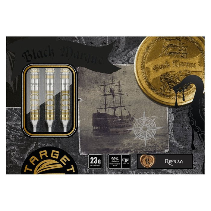 Target Japan - Black Marque Reyn Gen2 - 90% - Steel Šípky - Direct Darts - 4