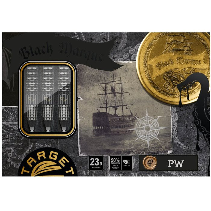 Target Japan - Black Marque Lite Pw - 90% - Steel Šípky - Direct Darts - 4