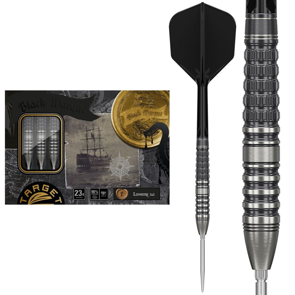Target Japan - Black Marque Lite Lumiere Gen3 - 90% - Steel Šípky - Direct Darts - 1