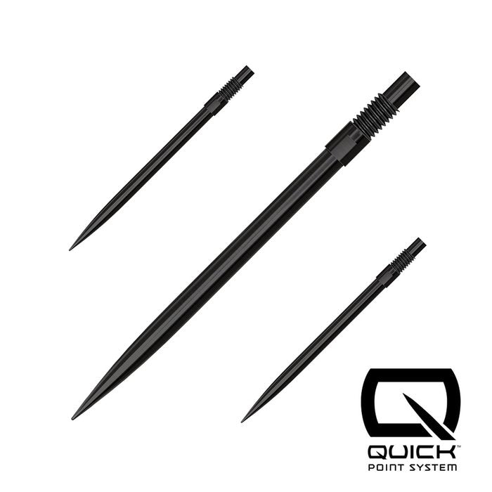 Harrows - Čierny Quick Point - Hrot Na Šípky - Direct Darts - 2