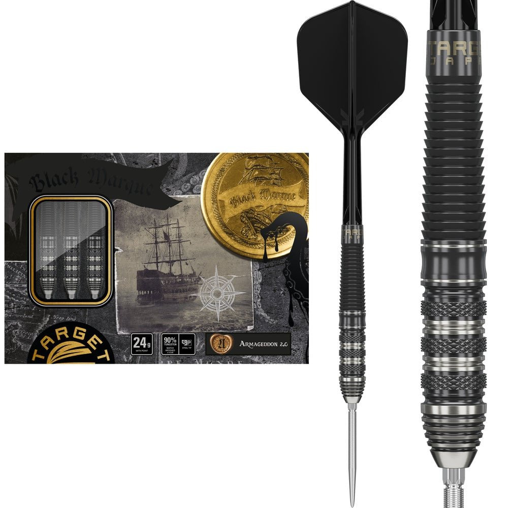 Target Japan - Black Marque Armageddon Gen 2 - 90% - Steel Šípky - Direct Darts - 1