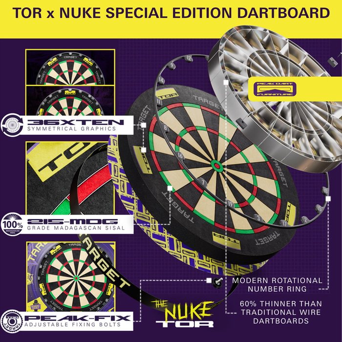 Target - Luke Littler World Champion - Sada Dosky A Darts Ochranného Kruhu - Direct Darts - 2