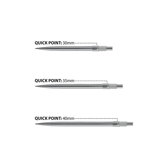 Harrows - Quick Point - Strieborný - Hrot Na Šípky - Direct Darts - 3
