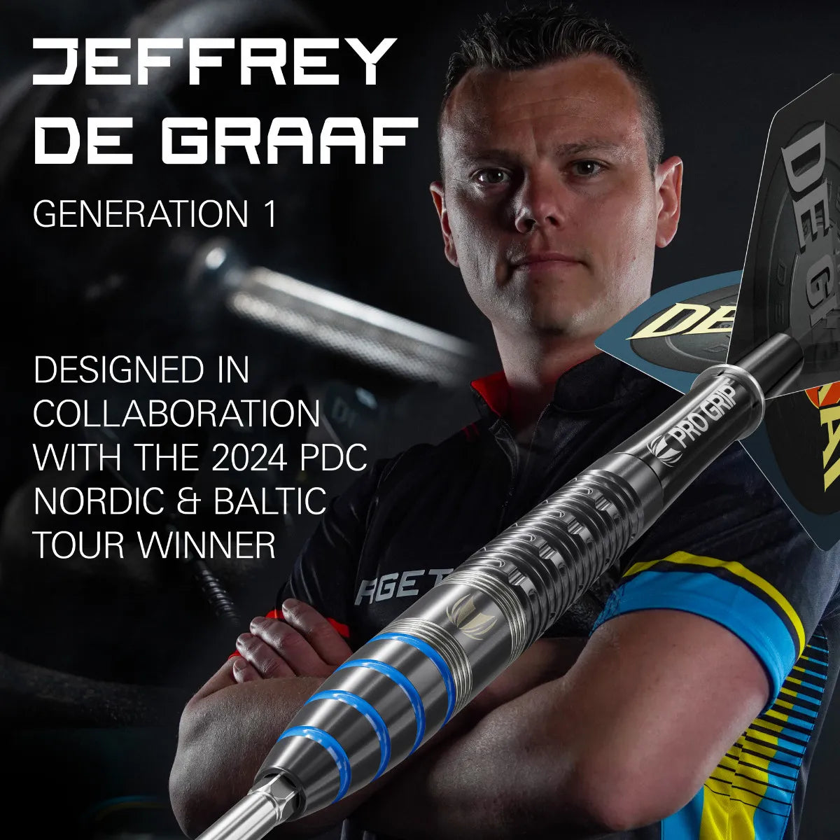 Target - Jeffrey De Graaf - Steel Šípky - Direct Darts - 2