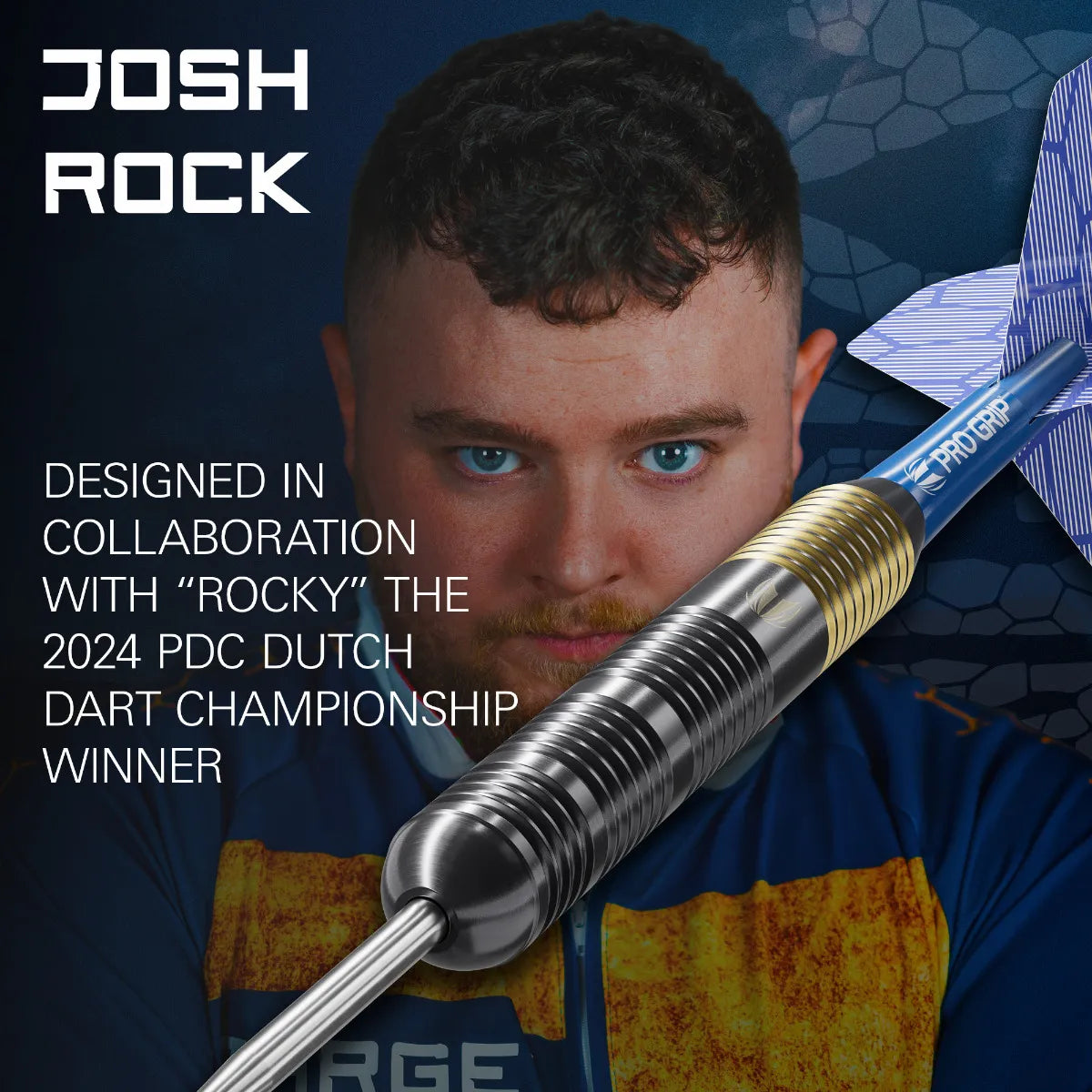 Target - Josh Rock - Brass - Steel Šípky - Direct Darts - 4