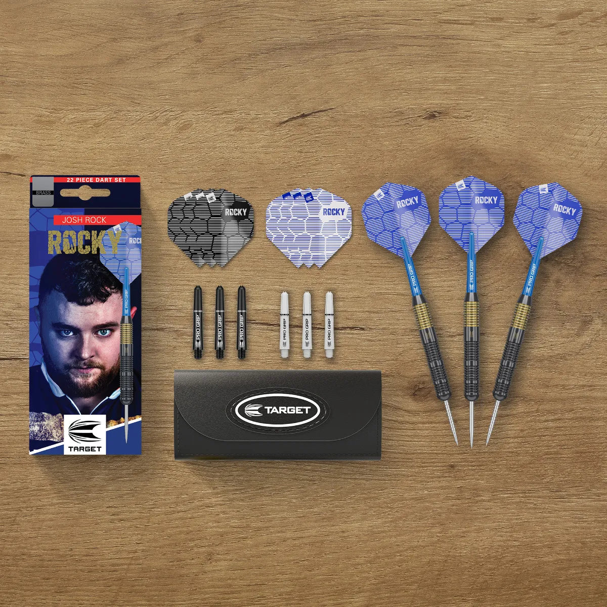 Target - Josh Rock - Brass - Steel Šípky - Direct Darts - 6
