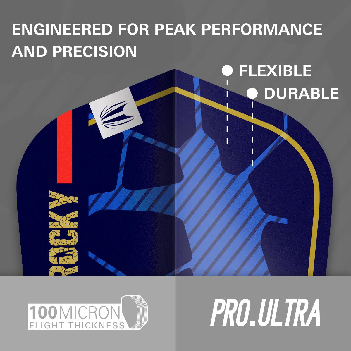 Target - Josh Rock G1 Pro Ultra - No2 (9 Ks) - 100 Mikron - Letky Na Šípky - Direct Darts - 3