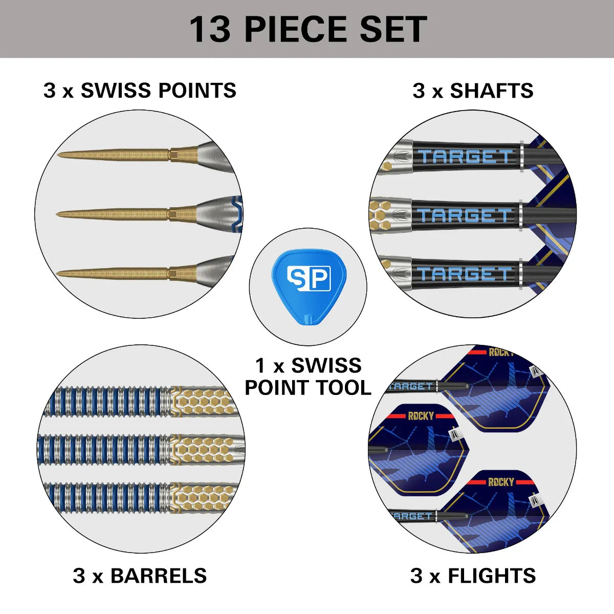 Target - Josh Rock G1 90% Sp - Steel Šípky - Direct Darts - 2