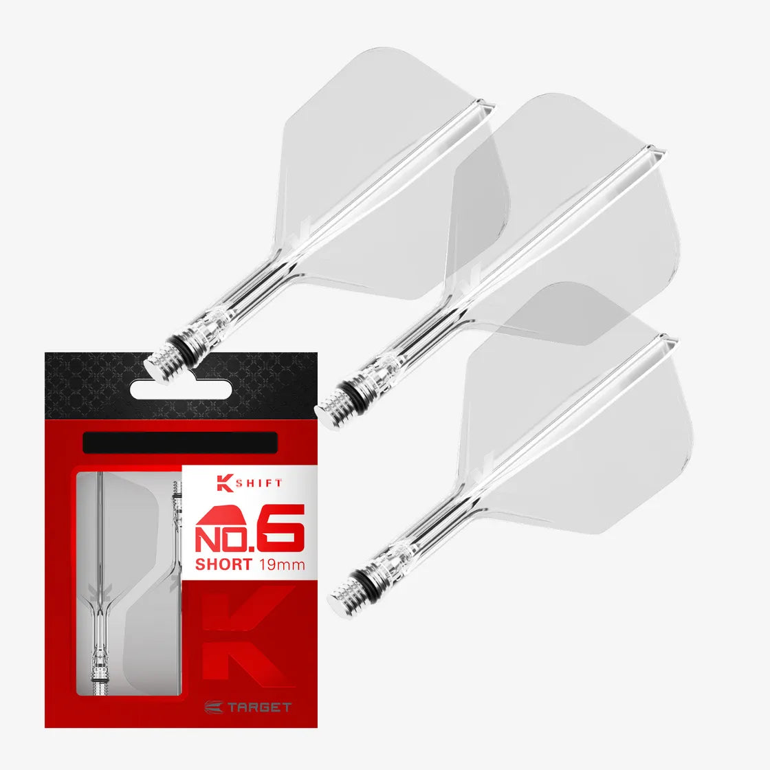 Target - K-Shift Průhledná - No6 - Letky/Násadka Na Šípky - Direct Darts - 1