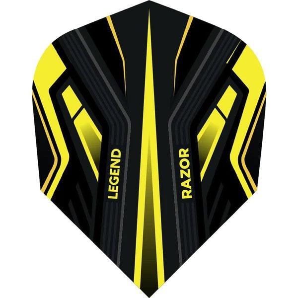 Legend Darts - Legend Razor Loose - Žlutá - No2 - 100 Mikron - Letky Na Šípky - Direct Darts - 1