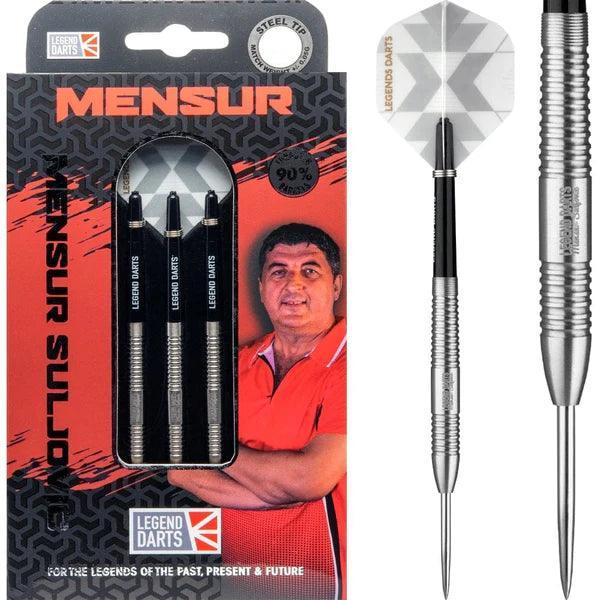 Legend Darts - The Gentle - Mensur Suljovic 90% - Strieborná - Steel Šípky - Direct Darts - 1