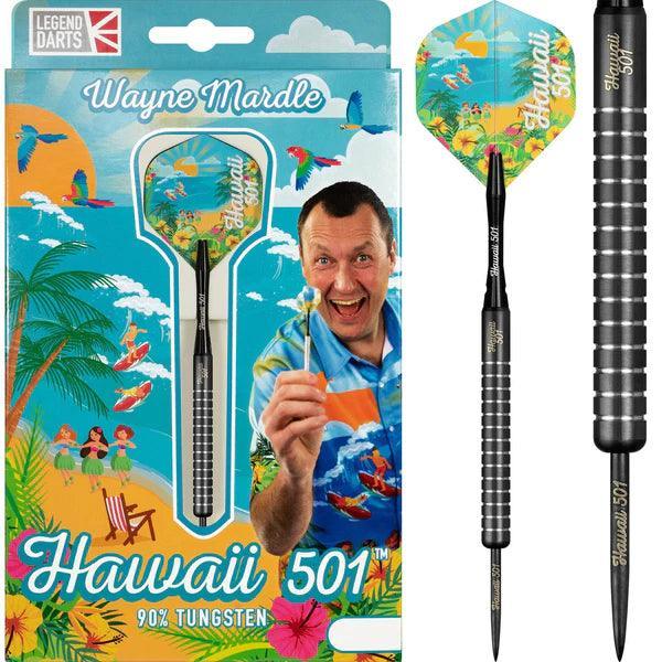 Legend Wayne Mardle - Hawaii 501 90% - Černá - Steel Šípky - Direct Darts - 1