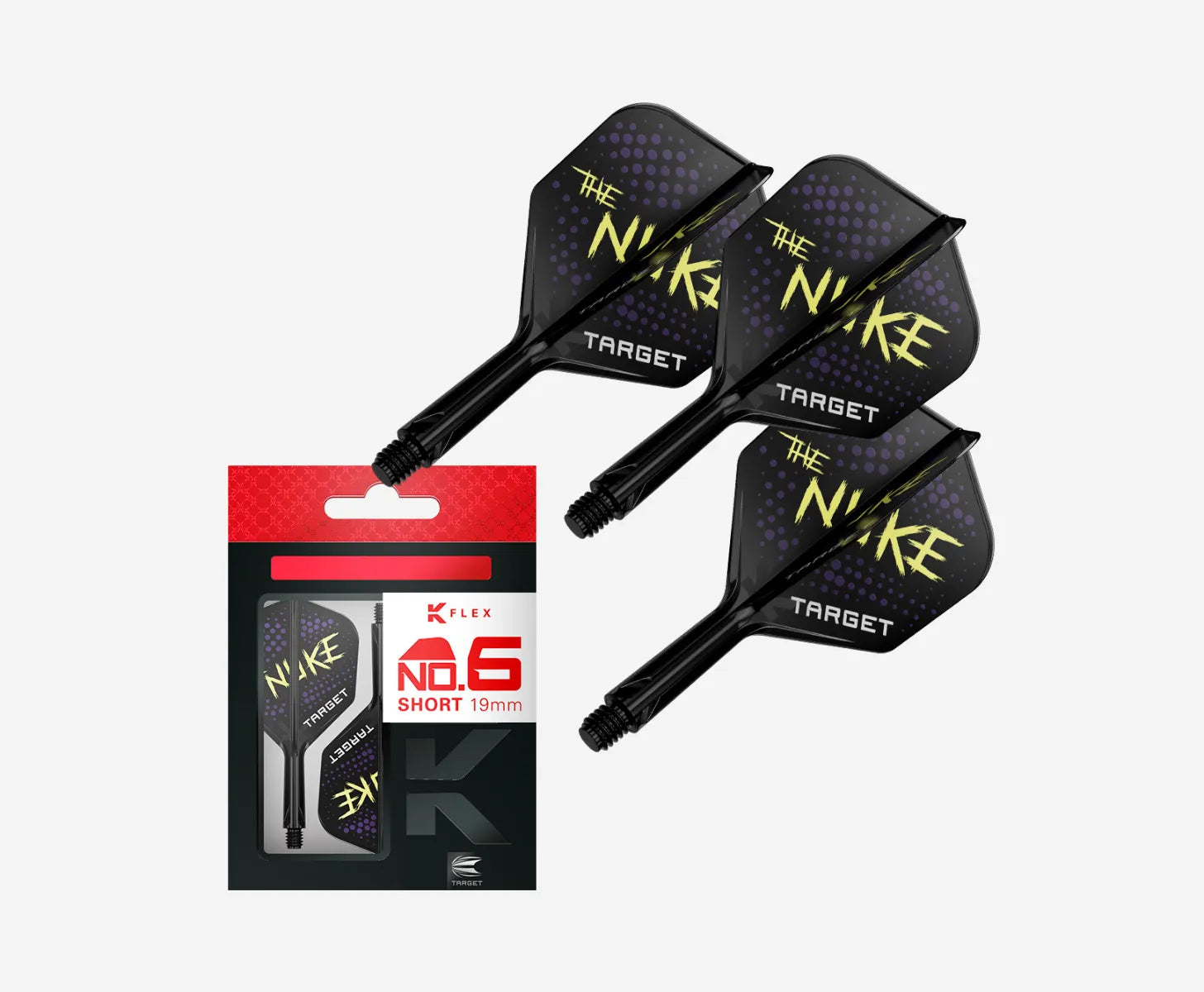 Target - K-Flex - Luke "The Nuke" Littler - Černá - No6 - Letky/Násadky Na Šípky - Direct Darts - 2
