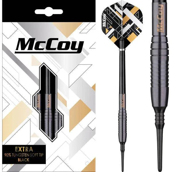 Mccoy - Extra - 90% - Černá - Soft Šipky - Direct Darts - 1