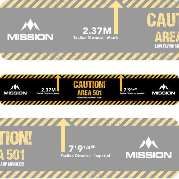Mission - Odhodová Čiara - Caution Area 501 - Direct Darts - 1