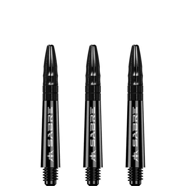 Mission - Sabre - Polykarbonát - Černá - Černá Top - Násadky Na Šípky - Direct Darts - 2