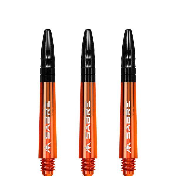 Mission - Sabre - Polykarbonát - Oranžová - Černá Top - Násadky Na Šípky - Direct Darts - 3