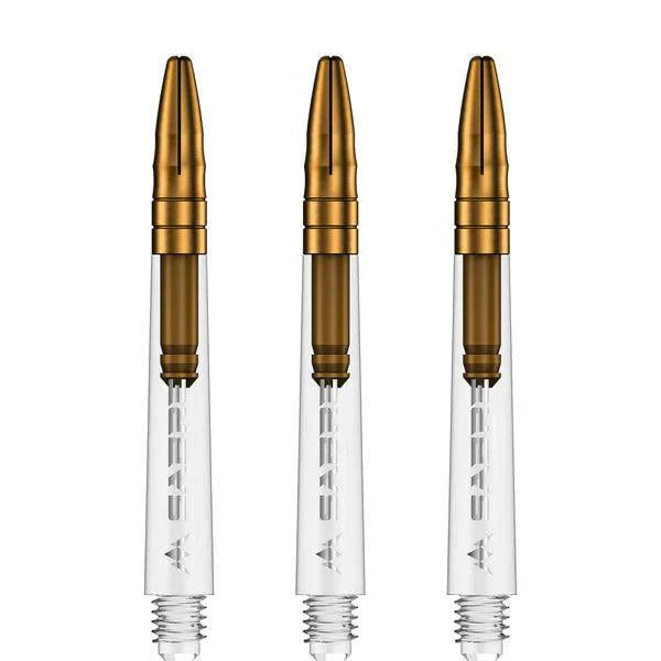 Mission - Sabre - Polykarbonát - Průhledná - Zlatá Top - Násadky Na Šípky - Direct Darts - 4