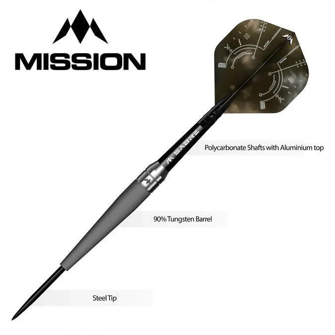 Mission - Saturn - Titan - 90% - Steel Šípky - Direct Darts - 4