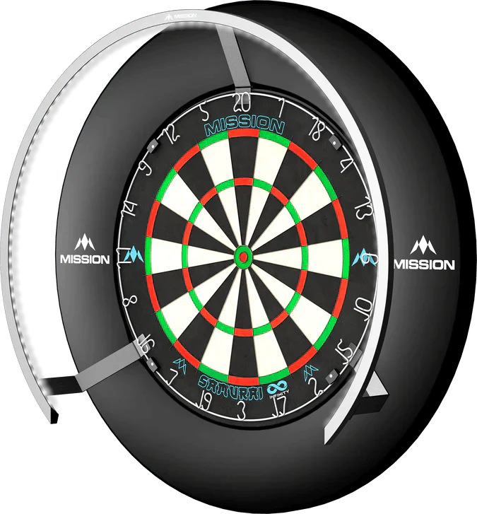 Mission - Torus 270 Strieborná- Osvetlenie Na Šípky - Direct Darts - 1
