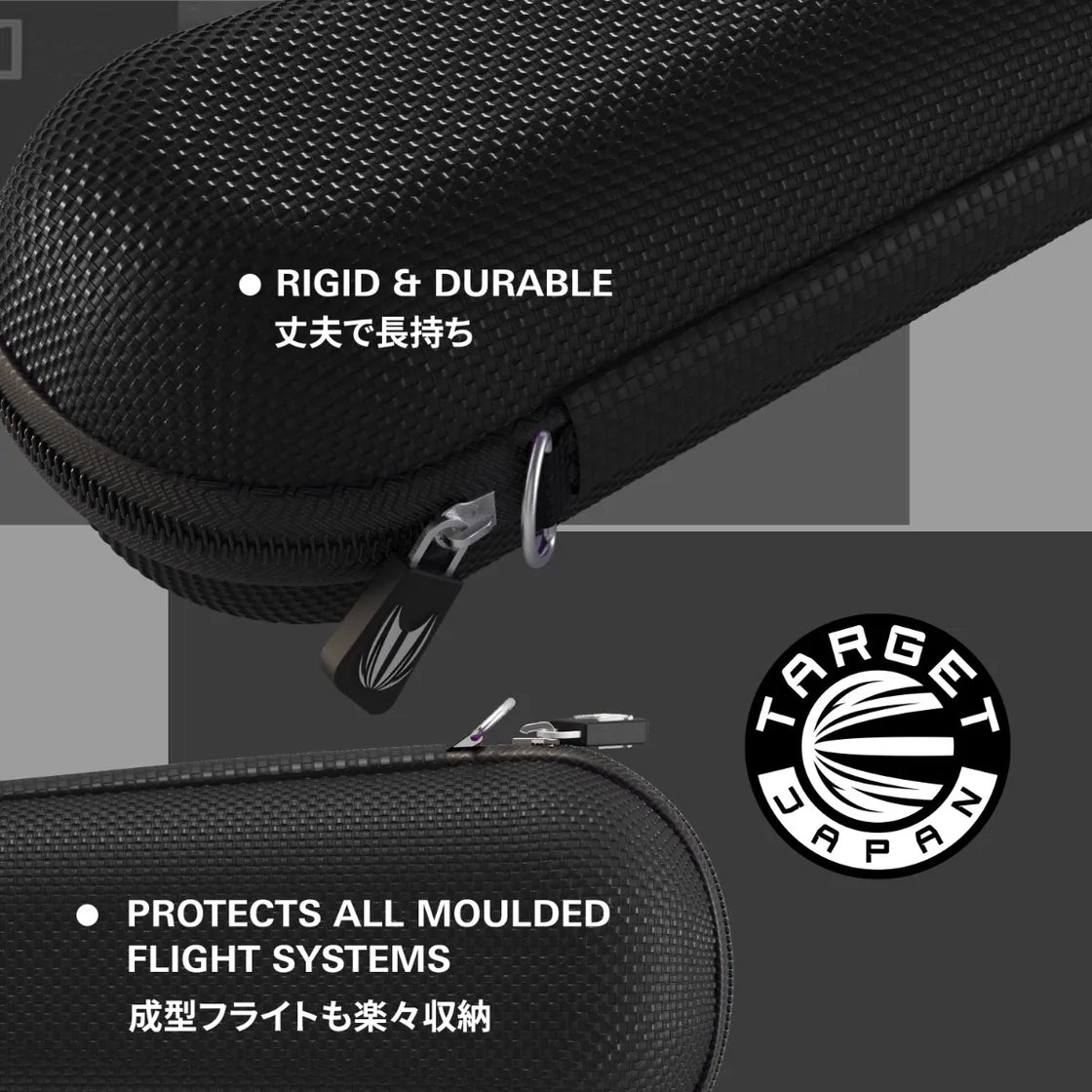 Target Japan - Takoma - Shell - Černé - Puzdro Na Šípky - Direct Darts - 2