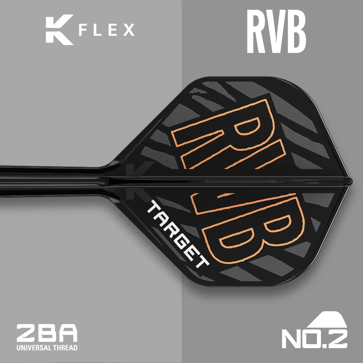 Target - K-Flex Raymond Van Barneveld - No2 - Letky/Násadky Na Šípky - Direct Darts - 2
