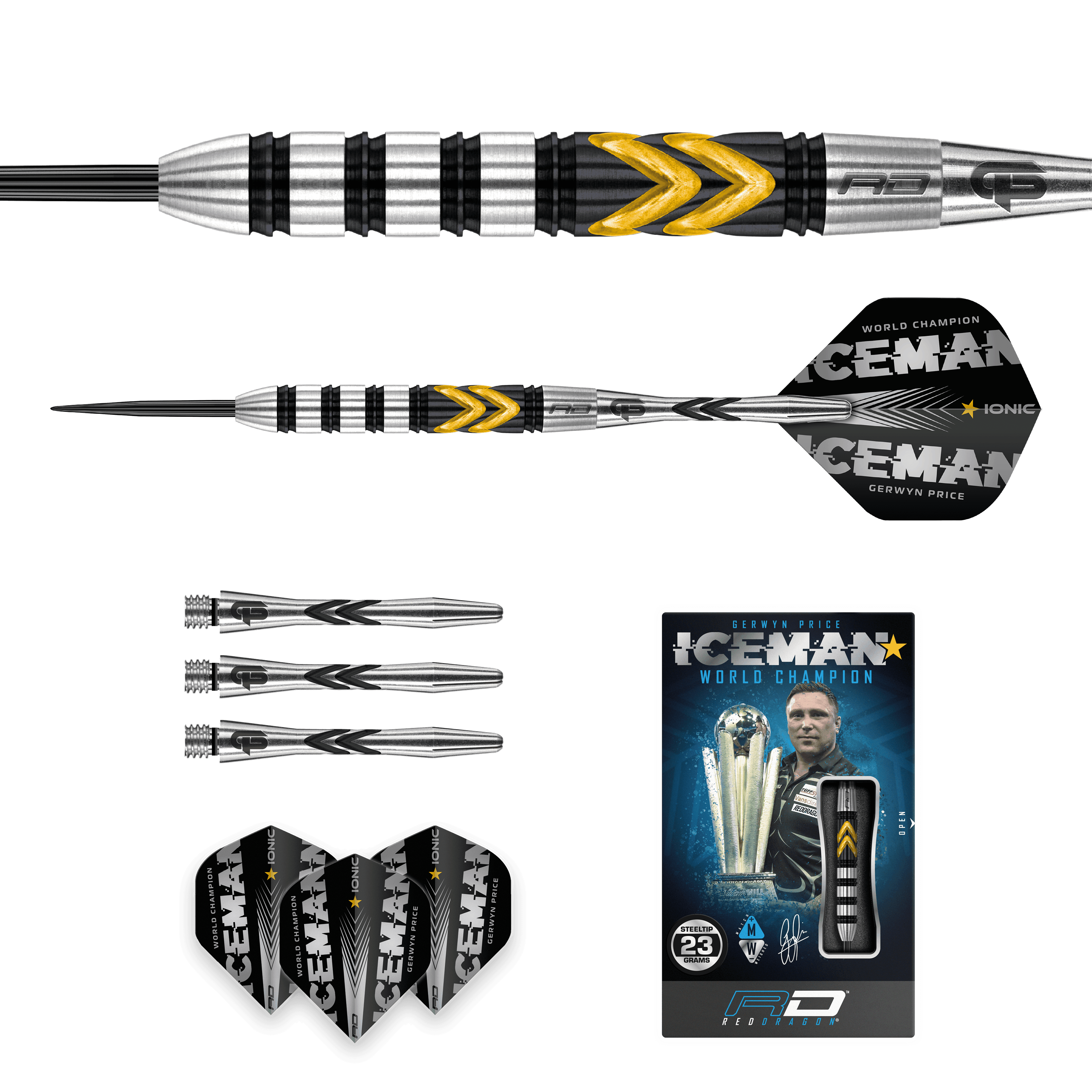 Red Dragon - Gerwyn Price Thunder Se 90% - Steel Šípky - Direct Darts - 5