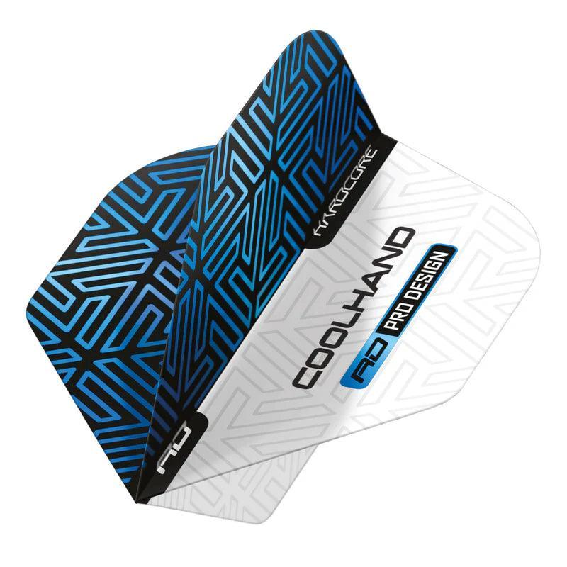 Red Dragon - Luke Humphries Hardcore Modrá & Bílá - 100 Mikron - Letky Na Šípky - Direct Darts - 1