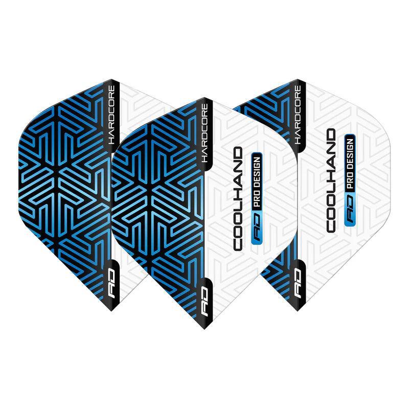 Red Dragon - Luke Humphries Hardcore Modrá & Bílá - 100 Mikron - Letky Na Šípky - Direct Darts - 2