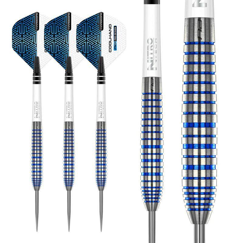 Red Dragon - Luke Humphries Tx3 Cool Blue - 90% - Steel Šípky - Direct Darts - 6