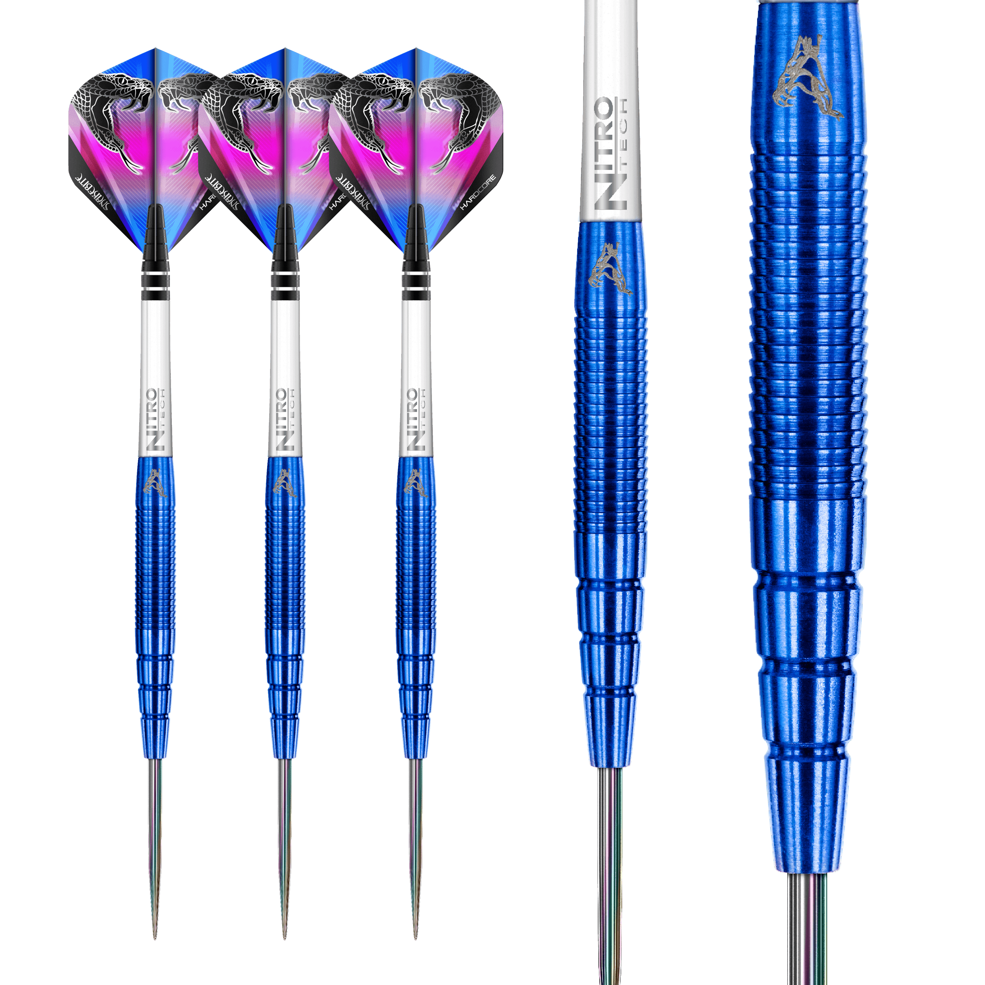 Red Dragon - Peter Wright Pl15 Blue 90% - Steel Šípky - Direct Darts - 6