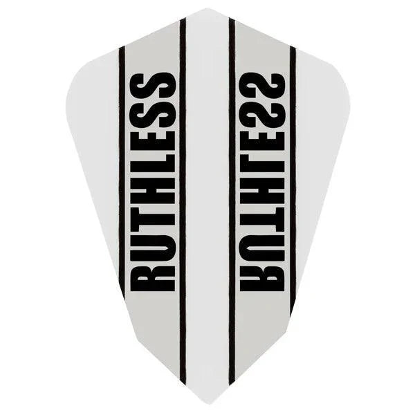 Ruthless - Clear Panel - Bílá - Fantail - 100 Mikron - Letky Na Šípky - Direct Darts - 1