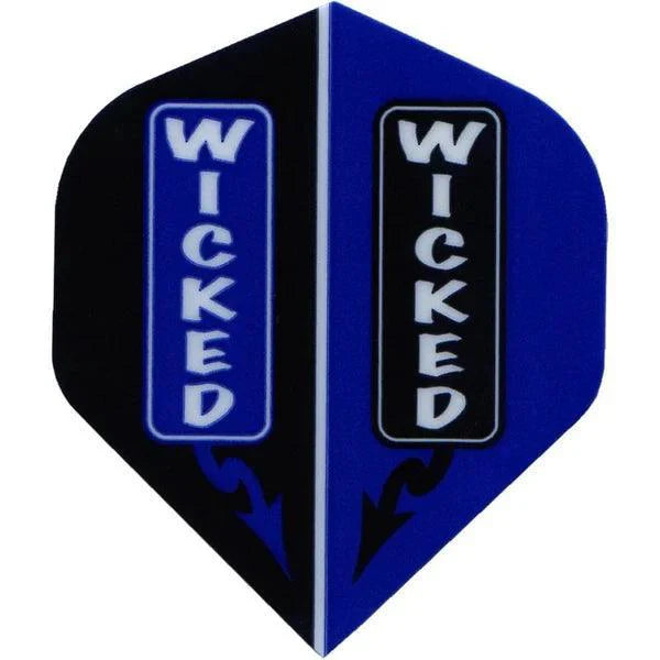 Ruthless - Wicked - Modrá - No2 - 100 Mikron - Letky Na Šípky - Direct Darts - 1