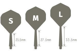 Condor - Axe Ginja Ninja - Černá - No2 - Jednodílný Násadky/Letky Na Šípky - Direct Darts - 3