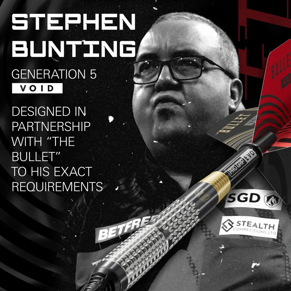Target - Stephen Bunting G5 Void - 95% - Soft Šípky - Direct Darts - 2