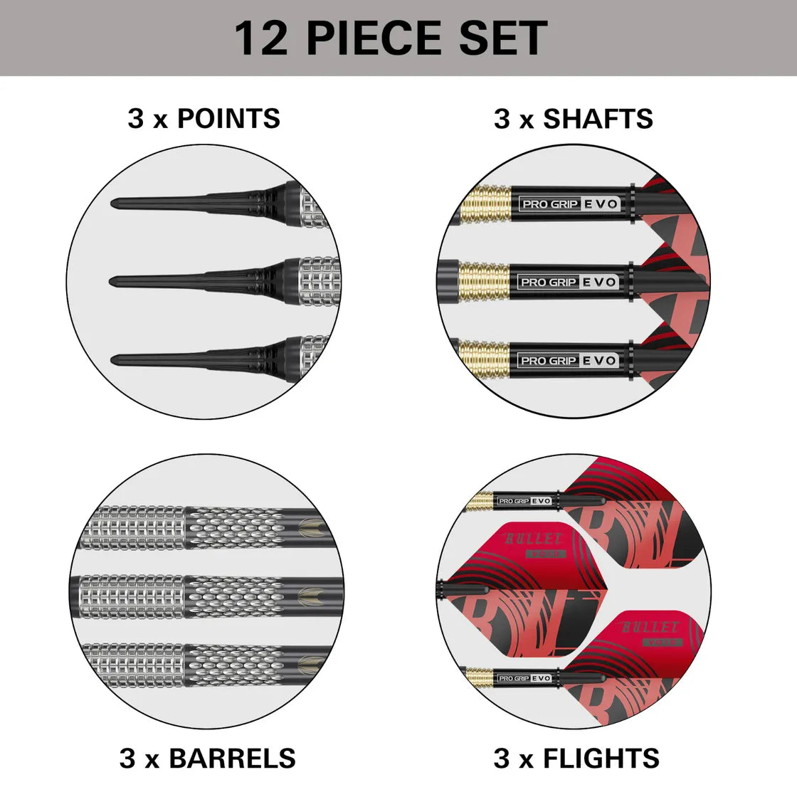 Target - Stephen Bunting G5 Void - 95% - Soft Šípky - Direct Darts - 5