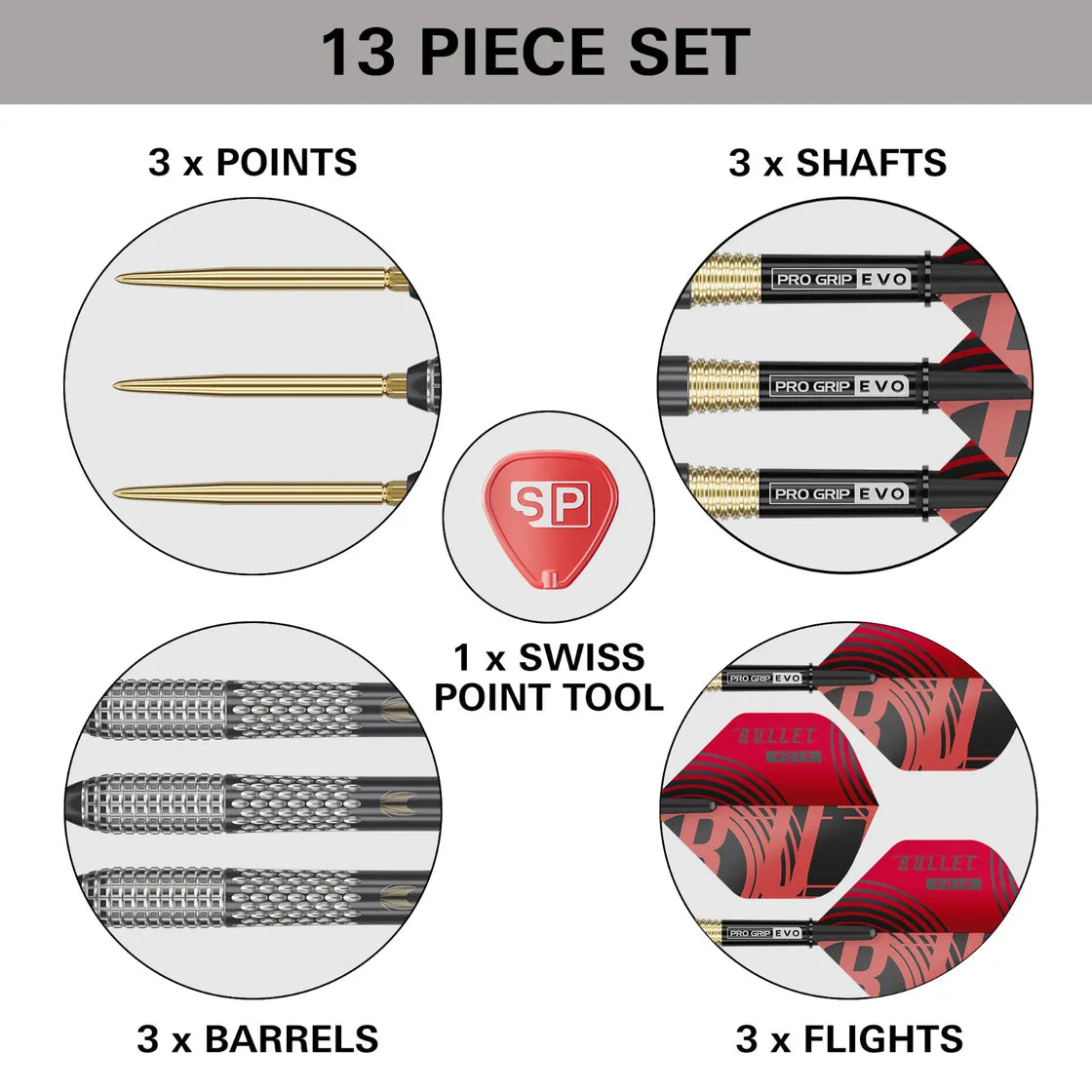 Target - Stephen Bunting G5 - Void - 95% - Steel Šípky - Direct Darts - 5