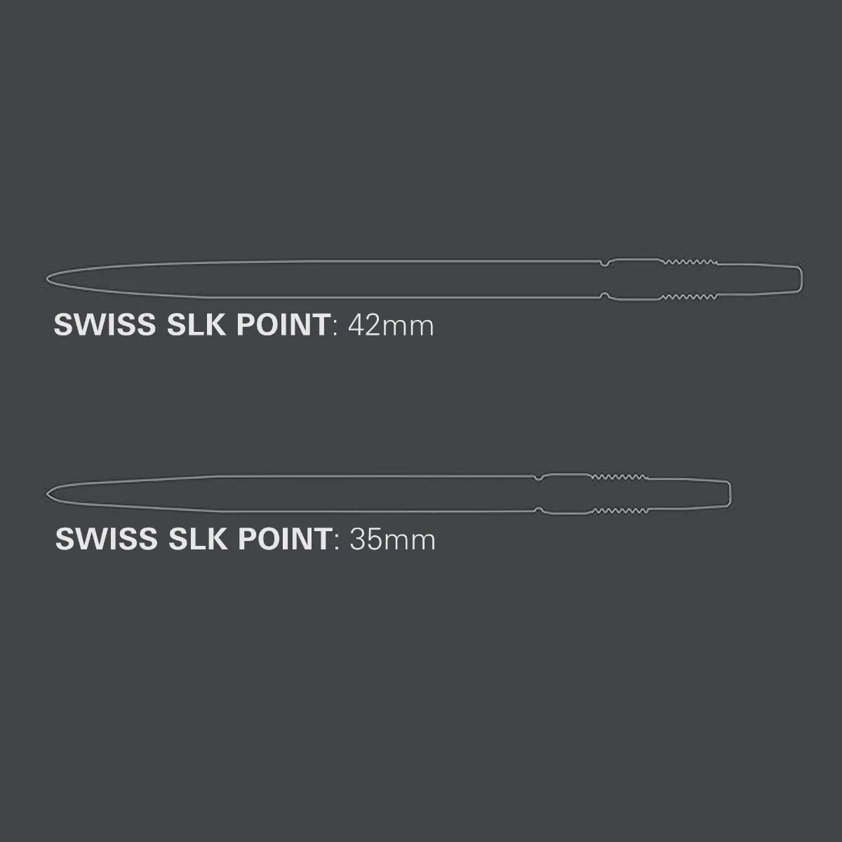 Target - Swiss Slk Point Strieborná - Hroty Na Šípky - Direct Darts - 6